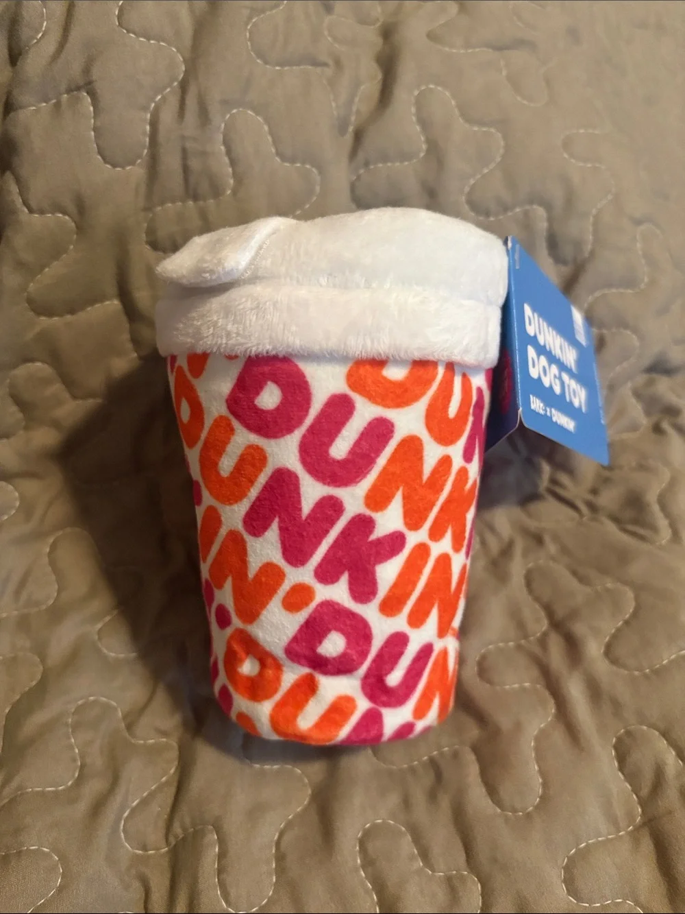 Dunkin'®Cup Plush Enrichment Dog Toy